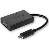 Lenovo 4x90m42956 Usb Type C To Vga Plug And Play Converter Cable Adaptor Black - CompuMe